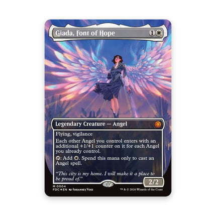 Giada, Font of Hope borderless - Calling All Angels commander