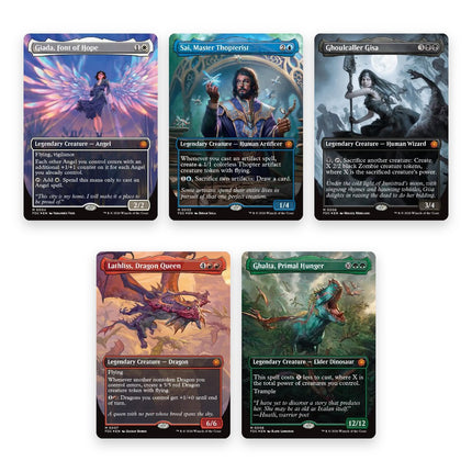 Foundations Starter Commander face cards - Giada, Sai, Ghoulcaller Gisa, Lathliss and Ghalta