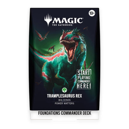 Magic: The Gathering Foundations Starter Commander Deck Tramplesaurus Rex