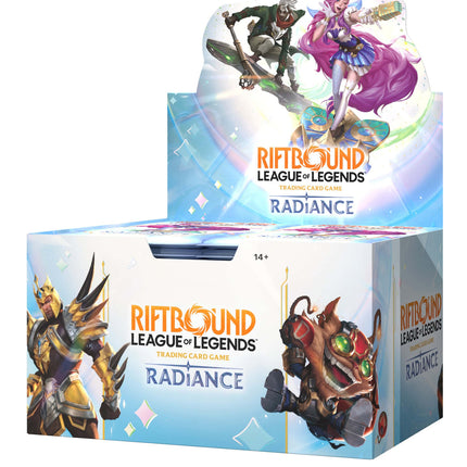 Riftbound: League of Legends TCG Radiance (RAD) Booster Box, sealed English display of 24 packs