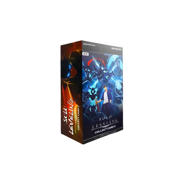 Solo Leveling Collect Card Vol.3 (SL3E) Mapniverse booster box, angled view of sealed box