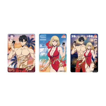 Sung Jinwoo and Cha Hae-In SEC voice actor signature cards from Solo Leveling Collect Card Vol.3 (Mapniverse)