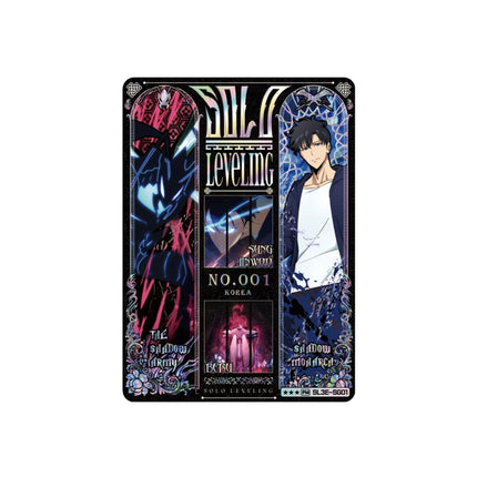 Sung Jinwoo serial-numbered SG signature card from Solo Leveling Collect Card Vol.3 (Mapniverse)