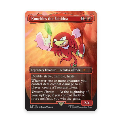 Knuckles the Echidna - Secret Lair x Sonic card