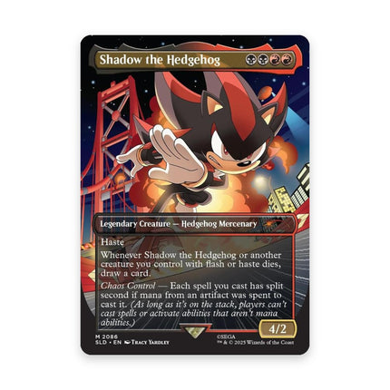 Shadow the Hedgehog - Secret Lair x Sonic card