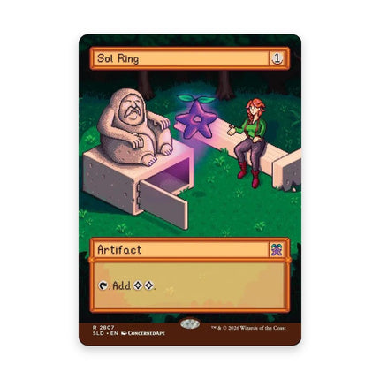 Sol Ring - Secret Lair x Stardew Valley card