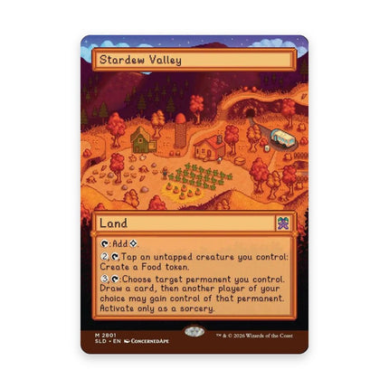 Stardew Valley land - Secret Lair x Stardew Valley card
