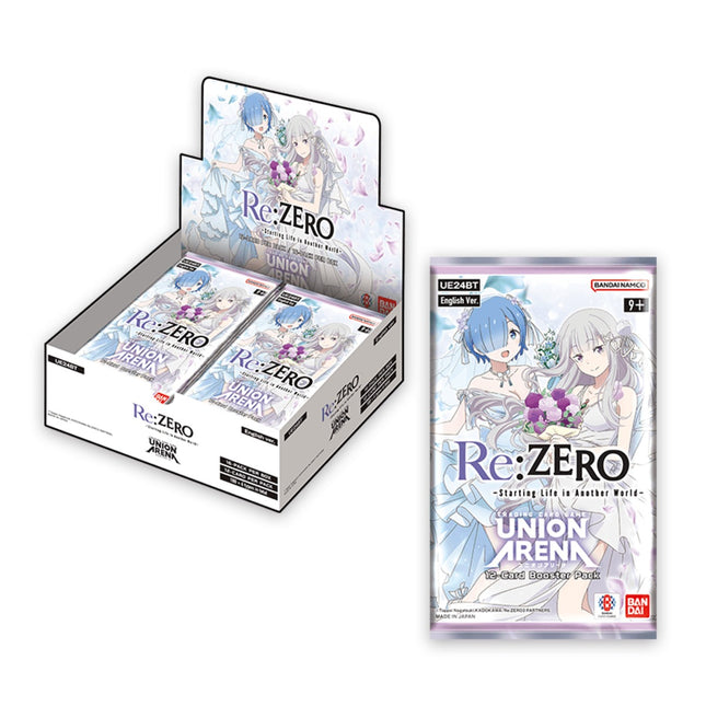 Union Arena Re:Zero Starting Life in Another World (UE24BT) English booster box with booster pack