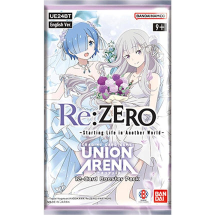 Union Arena Re:Zero Starting Life in Another World (UE24BT) English 12-card booster pack