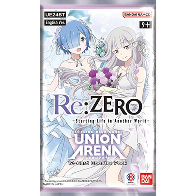 Union Arena Re:Zero Starting Life in Another World (UE24BT) English 12-card booster pack